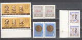 M1 TX9 8 - 1966 - Centenarul academiei romane - perechi de cate doua timbre, Istorie, Nestampilat