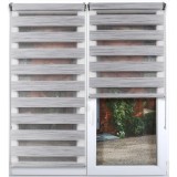 Rulou Zebra 75X150 Cm &ndash; Gri Compoziție Polyester | Jaluzele