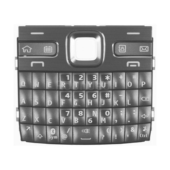 Tastatură QWERTY Nokia E72 gri foto