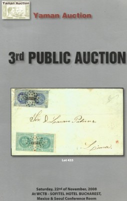 H(00) CATALOG DE LICIATATII plicuri si timbre , YAMAN AUCTION , 22 nov 2008 foto