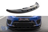 Spoiler Maxton Design versiunea 1 potrivit pentru bara frontala SVR pe Land Rover Range Rover Sport Mk2 2015-2018, lac negru Performance AutoTuning