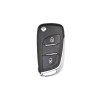 Carcasa Cheie Telecomanda 2 Butoane Peugeot Citroen + Lama Netașiată, Plastic ABS, Fără Siglă