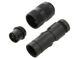 Conector M16 tată 5 pini, IP67