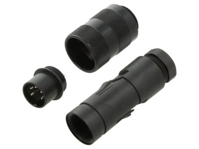 Conector M16 tată 5 pini, IP67 foto