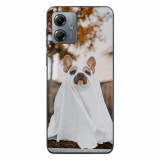 Husa compatibila cu Motorola Moto G14 Silicon Gel Tpu Model Halloween Catel Costum Fantoma