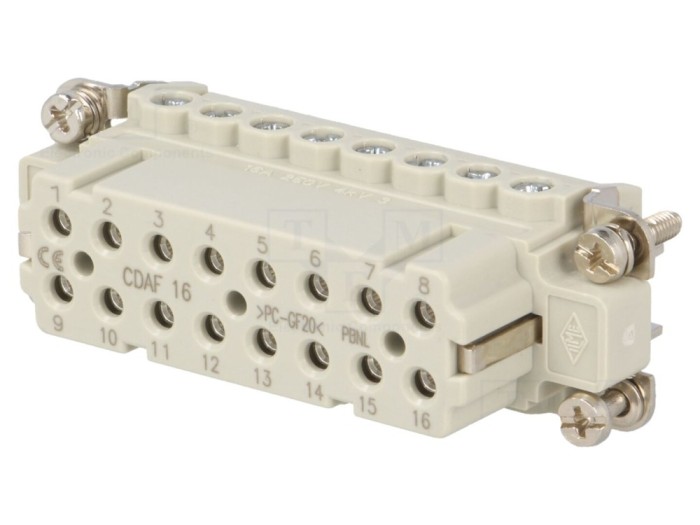 Conector HDC Inserturi Contact Mamă 16A
