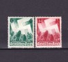 ✅ (S44) Germania Reich 1936 - &quot;Ziua Partidului - NSDAP &quot; ,serie Mi.632/633 cota 14 Є , RAR MNH , zone de guma galbuie groasa, Nestampilat