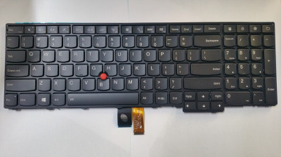 Tastatura laptop noua Lenovo ThinkPad E531 T540 P50s BLACK(Backlit,For Win8) US MP-12P63US442W foto