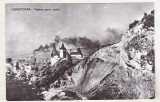 bnk cp Hunedoara - Vedere spre castel - uzata