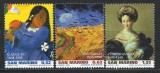 San Marino 2003 Mi 2081/83 MNH - Picturi ale unor artisti importanti