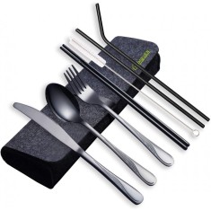 Set tacamuri inox Berglander CTBXFLB10, 7 piese, husa depozitare foto