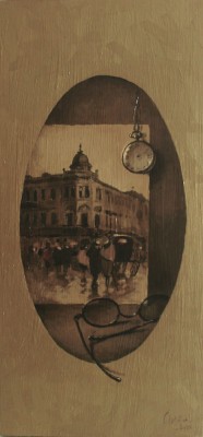 Vand pictura ,De altadata....ulei lemn foto