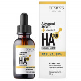 Serum facial cu Acid Hyaluronic si Vitamina E, 30ml, Clara&#039;s New York