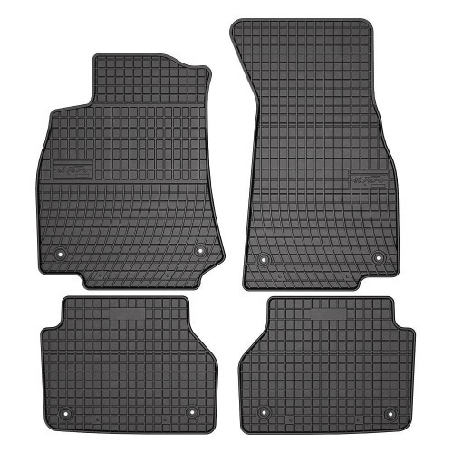 Set covorase auto din cauciuc Audi A7 II C8 2017 -, Cauciuc, Negru