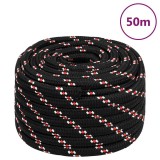 Cumpara ieftin Franghie de barca, negru, 20 mm, 50 m, polipropilena