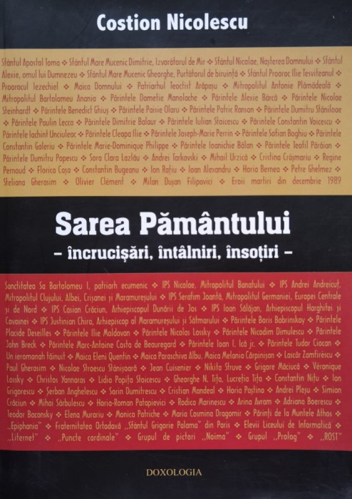 Sarea Pamantului. Incrucisari , Intalniri , Insotiri - Costion Nicolescu , D617
