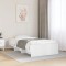 Gossi cadru de pat, alb, 90x200 cm, lemn prelucrat