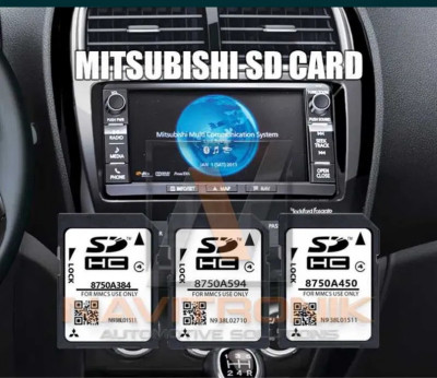 Card navigatie Mitsubishi MMCS Pajero Outlander ASX L200 Lancer Shogun foto