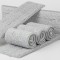 Set 6 Rezerve de Mop Plat din Microfibra cu Putere Ridicata de Absorbtie, Dimensiune 33x12 cm, Culoarea Gri