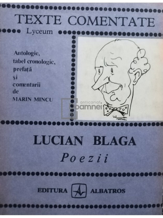 Marin Mincu - Lucian Blaga - Poezii (editia 1983)