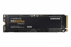 SSD Samsung, 970 Evo Plus, retail, 500GB, NVMe M.2 2280 PCI-E, R/W speed: 3500/3300 MB/s foto