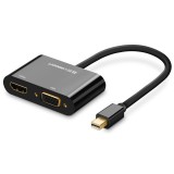 Adaptor Audio si Video HDMI / VGA - mini DisplayPort UGREEN MD108, Full HD, 1080p, Negru