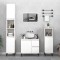 vidaXL Dulap de baie, alb, 30x30x190 cm, lemn prelucrat
