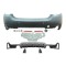 Set bara spate BMW Seria 4 (F32/F33), 12.2013-, cu catadioptri, cu gauri senzori parcare; grunduit, de vopsit; type M-Performance; cu spoiler; cu 2 g