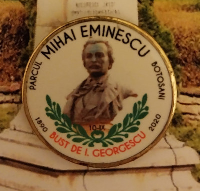 Insigna Aniversara Mihai Emienscu - RARA foto