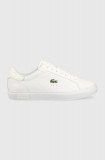 Lacoste sneakers din piele POWERCOURT culoarea alb, 41SMA0030