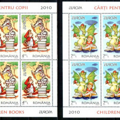 Romania 2010, LP 1862 d, EUROPA Carti pt copii, minicoli de 6, MNH! LP 92,82 lei