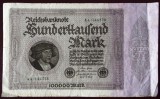 Germania 100.000 100000 Mark 1923 fara T serii cu cifre mici 378 **