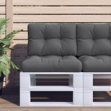 vidaXL Perne de paleți, 2 buc., antracit, material textil