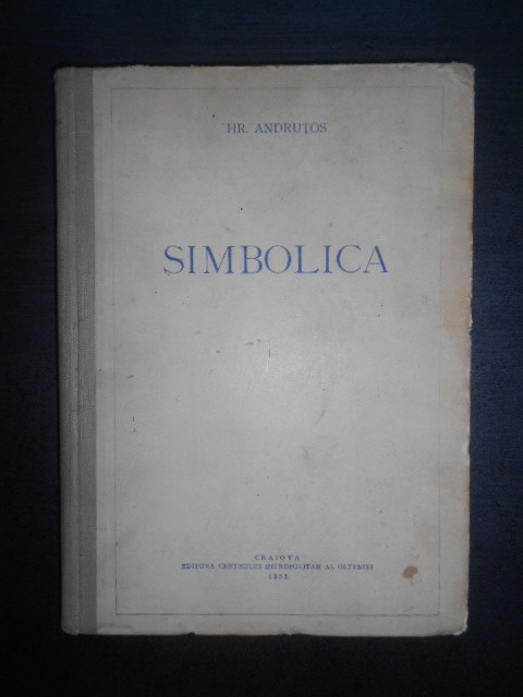 Hr. Andrutos - Simbolica (1955, editie cartonata)