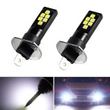 Set de 2 becuri led Xentech Light 12 SMD Cree 12W per bec - H-1