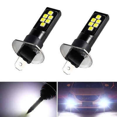 Set de 2 becuri led Xentech Light 12 SMD Cree 12W per bec - H-1 foto