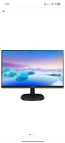 Monitor LED IPS Philips 23.8", Full HD, Ultra-narrow, 75Hz, DVI, HDMI, Flicker-Free, Negru, 243V7QDSB