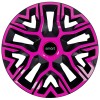 Set 4 Capace Roti 15 inchi Best Roz-Negru, Compatibile Cu Smart