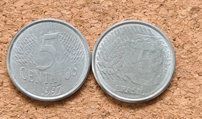 Brazilia 5 centavos 1997 foto