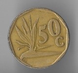Moneda 50 cents 1993 - Africa de Sud