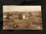 Carte postala circulata - Constanta / Centru si Statuia Ovidiu anii 20 !, Printata