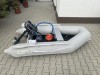 Ansamblu complet barcă gonflabilă +motor benzină 3,5cp +2 veste + sonar fish Finder cu braț 360''