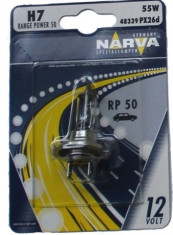 H7 Narva Range Power +50% Blister 1 Buc - PHI-48339B1 foto