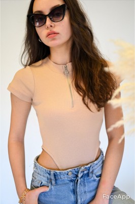 M765-155 Body tip tricou din material reiat foto