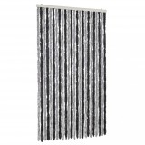 Cumpara ieftin Perdea pentru insecte, gri si negru, 100x230 cm, chenille