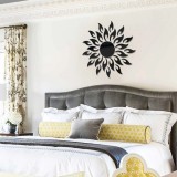 Oglinzi Decorative Acrilice 3D BLACK SUN, 27 Buc/Set, Luxury, Design Modern, Sticker Oglinda, Decoratiuni Casa, Montaj Lipire