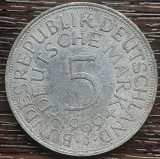 (A875) MONEDA DIN ARGINT GERMANIA - 5 MARK 1969, LIT J, 11,2 GRAME. PURITATE 625, Europa