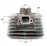 Set Motor Minsk 125cc, Piston 52mm, Bolt 14mm, Cilindru, Segmenți, Romet Minsk 125 Tip 400A