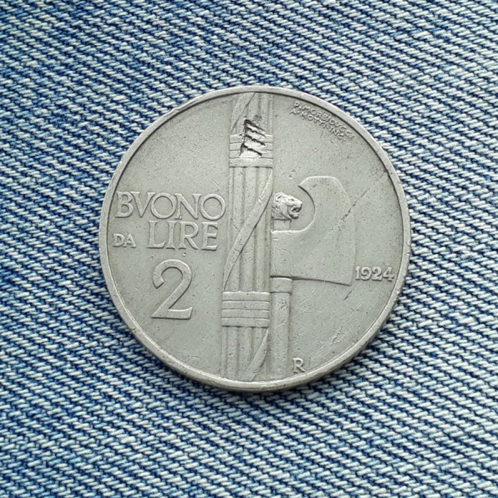 2 Lire 1924 Italia