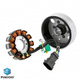 Magnetou (stator aprindere) complet original Aprilia Scarabeo &ndash; Vespa LX - Primavera - S - Sprint 4T 4V AC 50cc, Piaggio